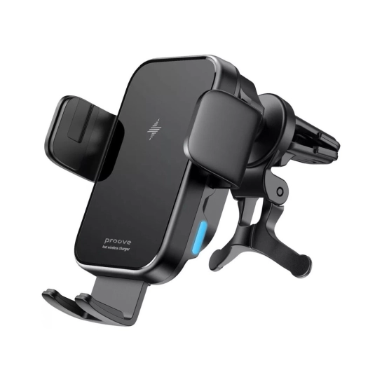 Бездротовий зарядний пристрій-тримач Proove Triple Clamp Pro 15W Black