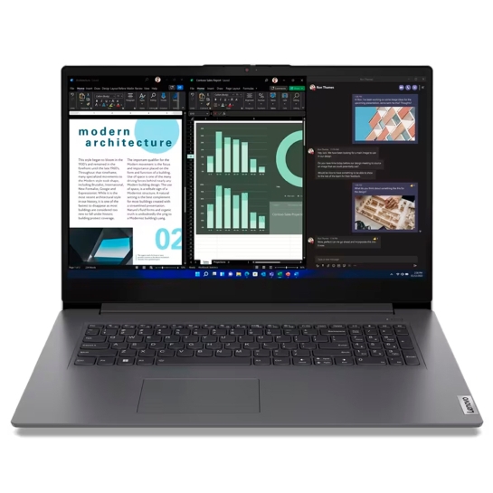 Ноутбук Lenovo V17 G4 IRU Iron Grey 2023 (83A2001HGE) - цена, характеристики, отзывы, рассрочка, фото 1