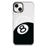 Чехол Pump Framed Silicone Case with MagSafe for iPhone 13 Clear/Black Eight