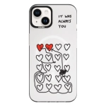 Чохол Pump Framed Silicone Case with MagSafe for iPhone 13 Clear/Black Always you