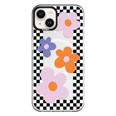 Чохол Pump Framed Silicone Case with MagSafe for iPhone 13 Clear/Black Kvity - цена, характеристики, отзывы, рассрочка, фото 1