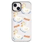 Чехол Pump Framed Silicone Case with MagSafe for iPhone 13 Clear/Black Duck world