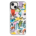 Чехол Pump Framed Silicone Case with MagSafe for iPhone 13 Clear/Black Nagot