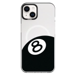 Чохол Pump Framed Silicone Case with MagSafe for iPhone 14 Clear/Black Eight