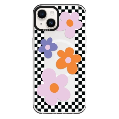 Чохол Pump Framed Silicone Case with MagSafe for iPhone 14 Clear/Black Kvity - цена, характеристики, отзывы, рассрочка, фото 1