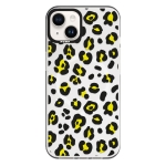 Чохол Pump Framed Silicone Case with MagSafe for iPhone 14 Clear/Black Leopattern