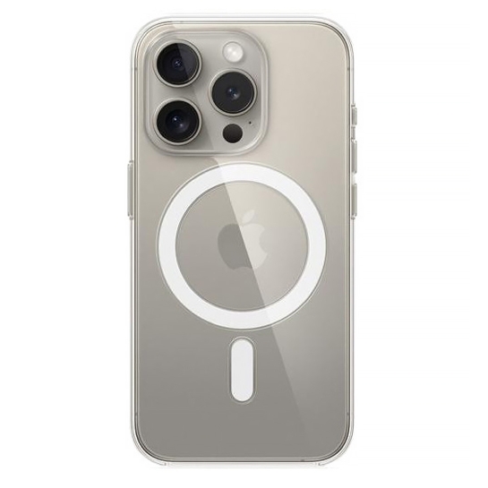 Чохол Apple Clear Case with MagSafe for iPhone 15 Pro - ціна, характеристики, відгуки, розстрочка, фото 1