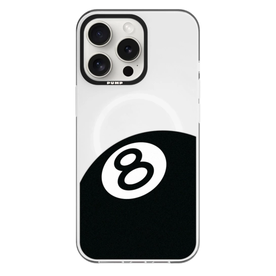 Чехол Pump Framed Silicone Case with MagSafe for iPhone 14 Pro Clear/Black Eight