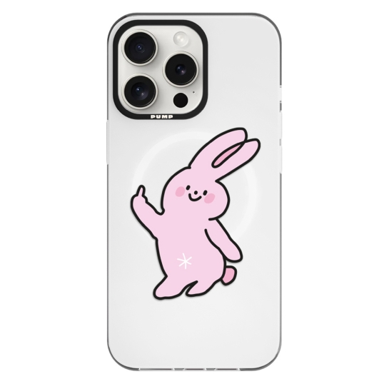 Чохол Pump Framed Silicone Case with MagSafe for iPhone 14 Pro Clear/Black Rozheviy Zay - цена, характеристики, отзывы, рассрочка, фото 1