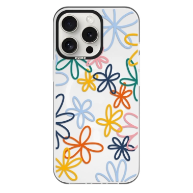 Чохол Pump Framed Silicone Case with MagSafe for iPhone 14 Pro Clear/Black Blommor - цена, характеристики, отзывы, рассрочка, фото 1