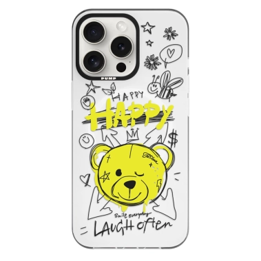 Чехол Pump Framed Silicone Case with MagSafe for iPhone 14 Pro Clear/Black Happy vedmid - цена, характеристики, отзывы, рассрочка, фото 1