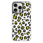 Чехол Pump Framed Silicone Case with MagSafe for iPhone 14 Pro Clear/Black Leopattern