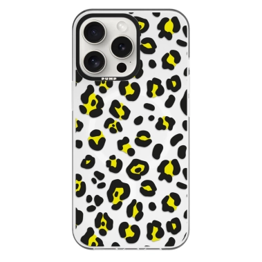 Чохол Pump Framed Silicone Case with MagSafe for iPhone 14 Pro Clear/Black Leopattern - цена, характеристики, отзывы, рассрочка, фото 1