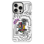 Чехол Pump Framed Silicone Case with MagSafe for iPhone 14 Pro Clear/Black Shit post