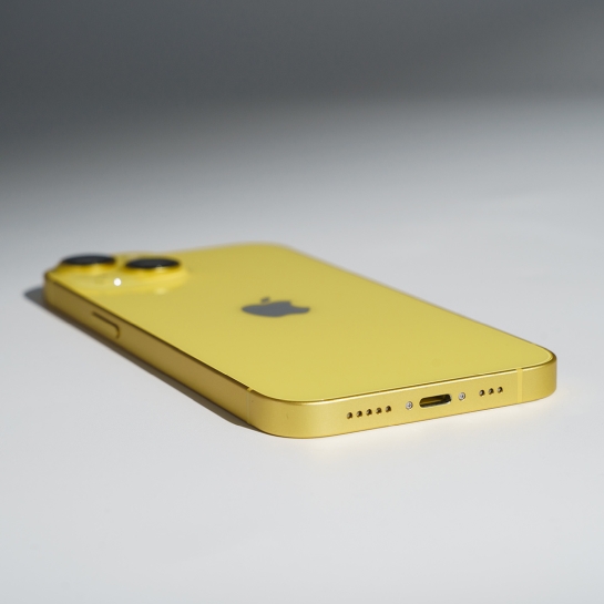 Б/У Apple iPhone 14 256 Gb Yellow eSim (Идеальное) - ціна, характеристики, відгуки, розстрочка, фото 4