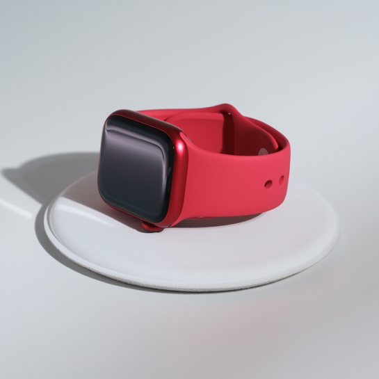 Б/У Смарт-годинник Apple Watch 8 + LTE 45mm (PRODUCT)RED Aluminum Case with (PRODUCT)RED Sport Band (Ідеальний) - ціна, характеристики, відгуки, розстрочка, фото 5