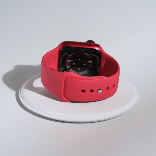 Б/У Смарт-часы Apple Watch Series 7 45mm PRODUCT (RED) Aluminum Case with Red Sport Band (Идеальное) - цена, характеристики, отзывы, рассрочка, фото 6