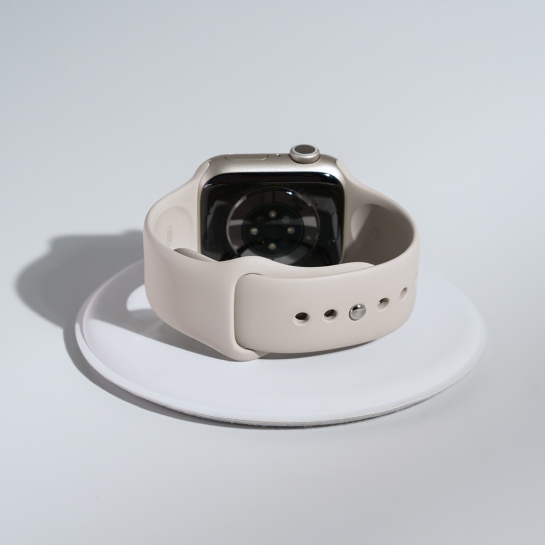 Б/У Смарт-годинник Apple Watch 8 + LTE 41mm Starlight Aluminum Case with Starlight Sport Band (Відмінний) - ціна, характеристики, відгуки, розстрочка, фото 6