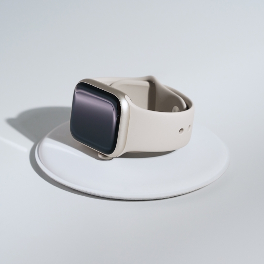 Б/У Смарт-часы Apple Watch 8 + LTE 45mm Starlight Aluminum Case with Starlight Sport Band (Отличное) - цена, характеристики, отзывы, рассрочка, фото 5