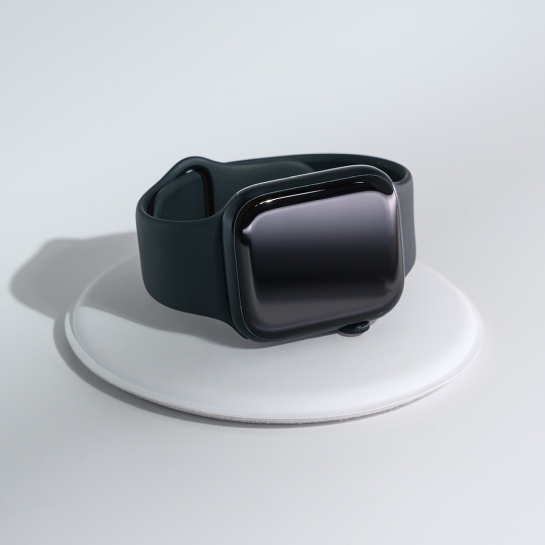 Б/У Смарт-часы Apple Watch Series 7 + LTE 41mm Midnight Aluminum Case with Midnight Sport Band (Идеальное) - цена, характеристики, отзывы, рассрочка, фото 2