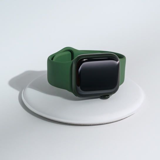 Б/У Смарт-годинник Apple Watch Series 7 + LTE 41mm Green Aluminum Case with Clover Sport Band (Ідеальний) - ціна, характеристики, відгуки, розстрочка, фото 4