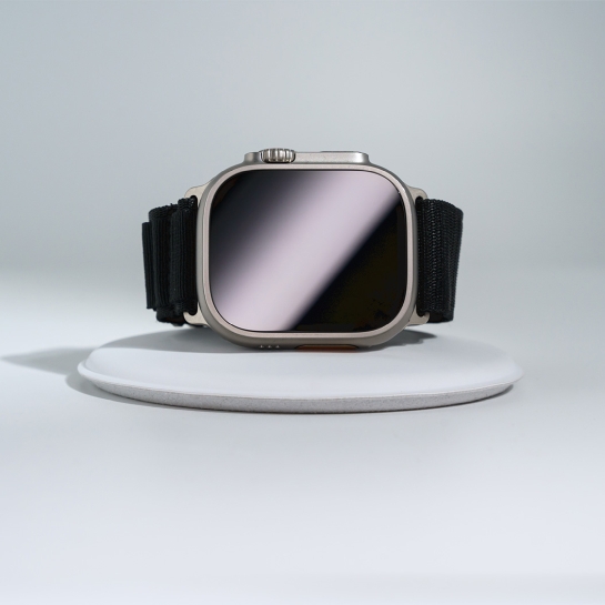 Б/У Смарт-годинник Apple Watch Ultra + LTE 49mm Titanium Case with S/M Size Black/Gray Trail Loop (Ідеальний) - цена, характеристики, отзывы, рассрочка, фото 1
