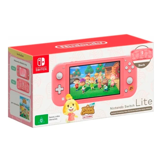 Игровая консоль Nintendo Switch Lite Animal Crossing: New Horizons Isabelle Aloha Edition - цена, характеристики, отзывы, рассрочка, фото 1