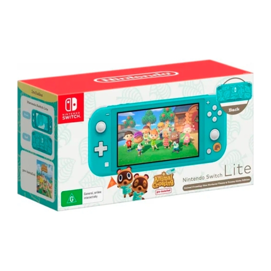 Игровая консоль Nintendo Switch Lite Animal Crossing: New Horizons Timmy & Tommy Aloha Edition - цена, характеристики, отзывы, рассрочка, фото 3
