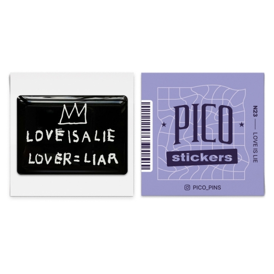 Стикерпак Pico №23 Love is Lie - ціна, характеристики, відгуки, розстрочка, фото 2