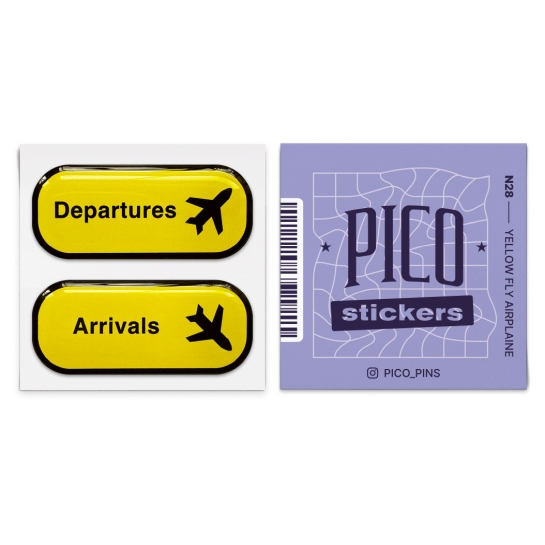 Стикерпак Pico №28 Yellow Fly AirPlaine - ціна, характеристики, відгуки, розстрочка, фото 2