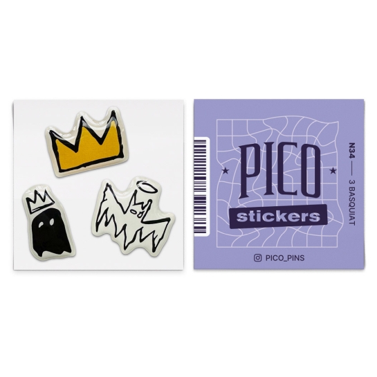 Стикерпак Pico №34 3 Basquiat - ціна, характеристики, відгуки, розстрочка, фото 2