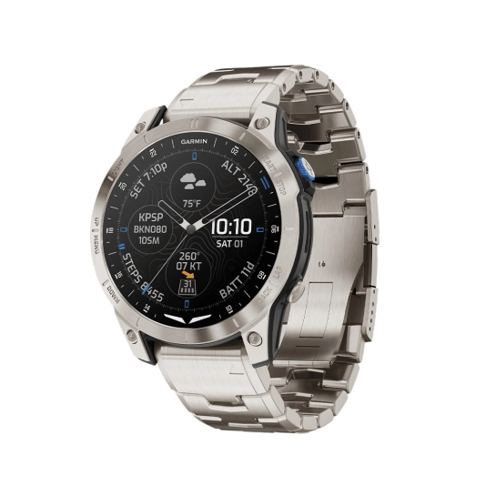 Смарт-годинник Garmin D2 Mach 1 Aviator Smartwatch with Vented Titanium Bracelet