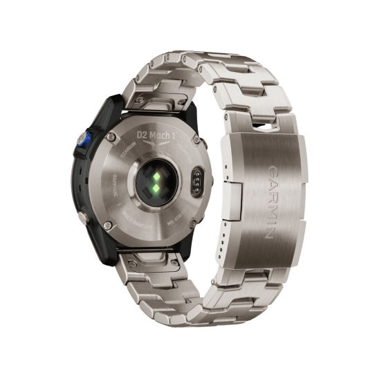 Спортивний годинник Garmin D2 Mach 1 Aviator Smartwatch with Vented Titanium Bracelet - ціна, характеристики, відгуки, розстрочка, фото 6