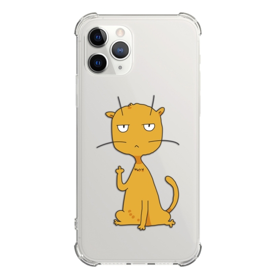 Чехол Pump UA Transparency Case for iPhone 11 Pro Cat f#ck 3 - цена, характеристики, отзывы, рассрочка, фото 1