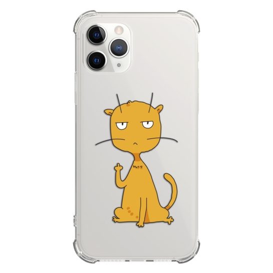 Чохол Pump UA Transparency Case for iPhone 11 Pro Max Cat f#ck 3 - ціна, характеристики, відгуки, розстрочка, фото 1