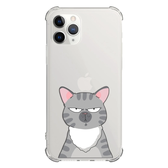 Чехол Pump UA Transparency Case for iPhone 12/12 Pro Cat think 2