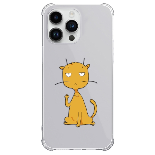 Чохол Pump UA Transparency Case for iPhone 14 Pro Max Cat f#ck 3 - цена, характеристики, отзывы, рассрочка, фото 1