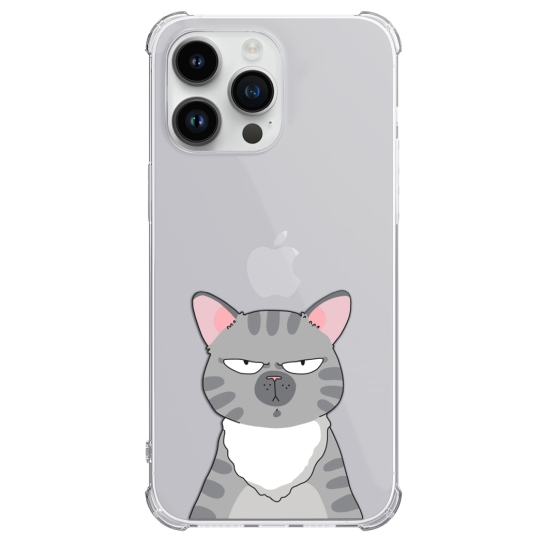 Чохол Pump UA Transparency Case for iPhone 14 Pro Max Cat think 2 - ціна, характеристики, відгуки, розстрочка, фото 1