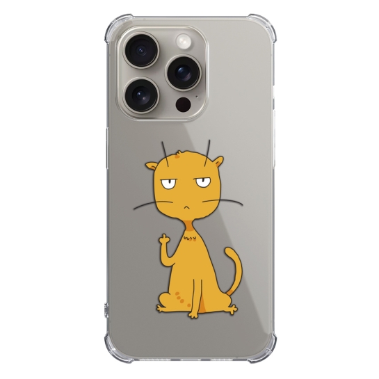 Чохол Pump UA Transparency Case for iPhone 15 Pro Cat f#ck 3 - ціна, характеристики, відгуки, розстрочка, фото 1