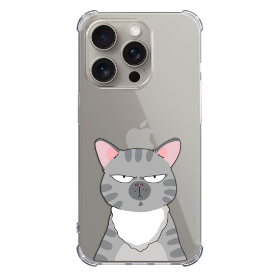 Чехол Pump UA Transparency Case for iPhone 15 Pro Max Cat think 2 - цена, характеристики, отзывы, рассрочка, фото 1
