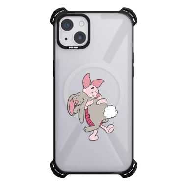 Чохол Pump Silicone Case 03 with MagSafe for iPhone 14 Clear/Black Pigled 2 - цена, характеристики, отзывы, рассрочка, фото 1