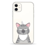 Чохол Pump Transparency Silver Button Case for iPhone 11 Cat think 2