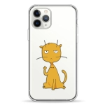 Чохол Pump Transparency Silver Button Case for iPhone 11 Pro Cat f#ck 3