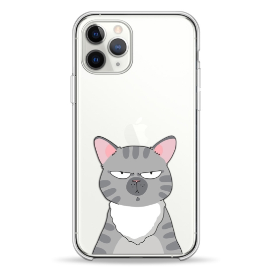 Чохол Pump Transparency Silver Button Case for iPhone 11 Pro Cat think 2 - цена, характеристики, отзывы, рассрочка, фото 1