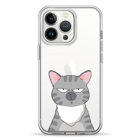 Чохол Pump Transparency Silver Button Case for iPhone 13 Pro Cat think 2 - ціна, характеристики, відгуки, розстрочка, фото 1