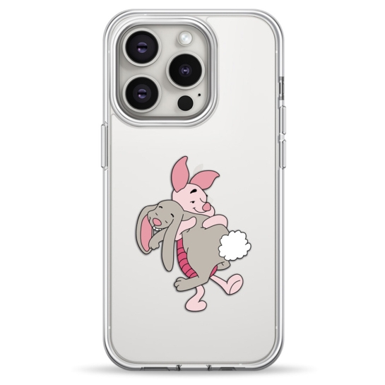 Чохол Pump Transparency Silver Button Case for iPhone 15 Pro Max Pigled 2 - ціна, характеристики, відгуки, розстрочка, фото 1