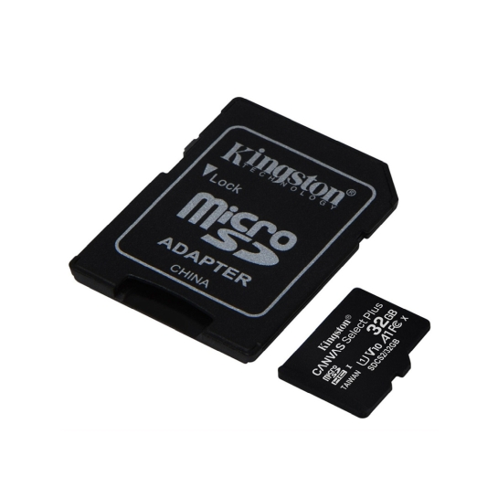 Карта памяти Kingston 32GB micSDHC class 10 Canvas Select Plus 100R A1 - цена, характеристики, отзывы, рассрочка, фото 3