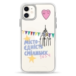 Чехол Pump Transparency Silver Button Case for iPhone 11 Kharkiv 1654