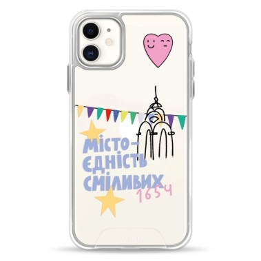 Чохол Pump Transparency Silver Button Case for iPhone 11 Kharkiv 1654 - цена, характеристики, отзывы, рассрочка, фото 1