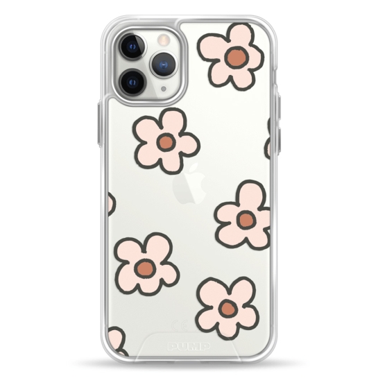 Чохол Pump Transparency Silver Button Case for iPhone 11 Pro Daisies - цена, характеристики, отзывы, рассрочка, фото 1